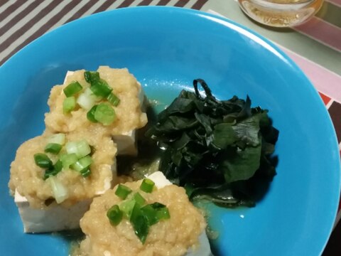 激安！豆腐の簡単オツマミ！ご飯にも合うんです！